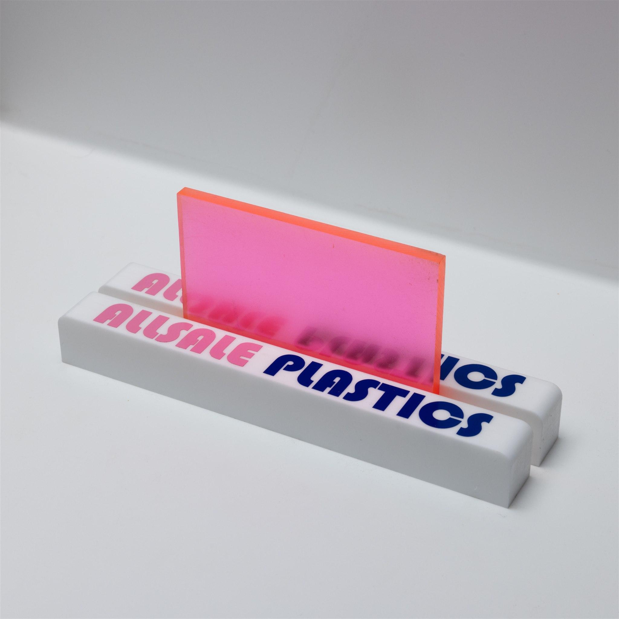 Matt Pink Frost Translucent Acrylic